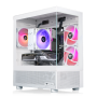 Thermaltake - LCGS View 8760S-170 Gaming Desktop AMD Ryzen 7 8700F 2024 16GB Memory NVIDIA GeForce RTX 5060 1TB SSD NVMe M.2 - White - Image 1