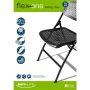 Plastic Seat Folding Chair in Black (Set of 4) - Image 3