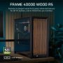 CORSAIR - FRAME 4000D WOOD RS Modular High Airflow Mid-Tower PC Case - Black & Walnut - Image 2