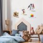 Floating Shelves, 9.25 in. x 9.25 in. White Decorative Wall Shelves - Image 6