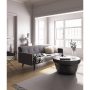 Garvy Industrial 33 in. Rustic Bronze Round Metal Top Coffee Table - Image 2