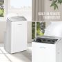 Keystone - 450 Sq. Ft. 12,000 BTU ASHRAE/10,000 BTU DOE Portable Inverter Air Conditioner with Remote Control - White - Image 4