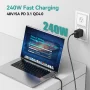 8K USB4 Type C Cable 40Gbps 240W PD3.1 QC4.0 For Samung Thunderbolt 4 Fast Charging Cable Thunderbolt3 USB C to C Data Transfer - Image 4