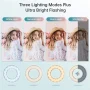 Upgrade 3200K-6500K LED Clip Ring Light 40 LED Lamp Selfie Fill Lights For iPhone Andriod Mobile Phone USB Charge Enhancing Lamp - Image 2