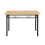 Mainstays Louise Traditional 5-Piece Wood & Metal Dining Set, Deep Walnut - Image 3