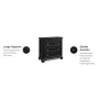Homestyles Bedford Wood Chest in Black - Image 6