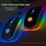 2.4GHz Wireless Optical Mouse USB Rechargeable RGB Cordless Mice For PC Laptop - Image 2