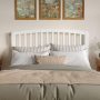 Richmond White Solid Wood Queen Slat Headboard - Image 5