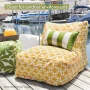 Majestic Home Goods Bamboo Bean Bag Chair Lounger, Indoor/Outdoor - Image 4