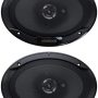 Kenwood KFC-6966S 6 x 9 Inch 400-Watt 3-Way Flush Mount Coaxial Car Speaker Easy Installation - Pair - Image 1
