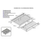 Colorado Walnut Full Bed with USB Turbo Charger and Twin Trundle - Image 3