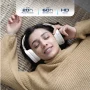 SoundPlay Foldable Wireless Headphones, Bluetooth Over-Ear Headset with Built-in Mic, White - Image 5