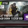 MSI GF65 Thin Gaming Laptop I IPS 144Hz I Intel 6-Core i5-10500H (>i7-9750H) I 16GB DDR4 1TB SSD I GeForce RTX 3060 16GB DDR4 I 1TB SSD MSI GF65 Thin Laptop MSI GF65 Thin 144Hz RTX-3060 - Image 1
