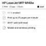 HP - LaserJet M140w Wireless AI-Enabled Black and White Laser Printer - White - Image 2