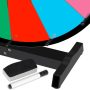 24" Tabletop Spinning Prize Wheel 14 Slots w/DryErasable Trade Show Carnival - Image 3