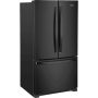 Whirlpool - 20 cu. ft. French Door Refrigerator with Counter Depth Design - Black - Image 2