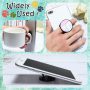Honoson 9 Pieces Cell Phone Grip Holder Collapsible Holder Colorful Self-Adhesive Finger Ring Sublimation for Smartphone and Tablets(Marble) - Image 2