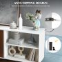 Modern Buffet Sideboard with 2 Doors and Open Compartments - Image 4