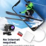SD Card Reader for iPhone iPad,Trail Game Camera Micro SD Card Reader Viewer,SLR Cameras SD Reader with Dual Slot,Photography Memory Card Adapter,Plug and Play - Image 3
