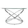 Dimitri Galaxy Tempered Glass Round Coffee Table - Image 2