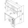 Bush Furniture Salinas Small Computer Desk with Hutch - Image 6