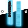 Protective Case Compatible for NVIDIA Shield Android TV Pro 4K HDR Streaming Media Player,Remote Case Skin Holder for NVIDIA Shield Remote Controller,Shockproof Remote Bumper Back Cover-Glowblue - Image 1