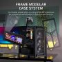CORSAIR - FRAME 4000D WOOD RS Modular High Airflow Mid-Tower PC Case - Black & Walnut - Image 4