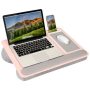 LapGear - Home Office Pro Lap Desk (Fits up to 15.6" Laptop) - Blush Pink - Image 1