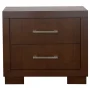 Jessica 5-piece Eastern King LED Bedroom Set Cappuccino - Image 6