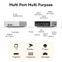 GEEKOM - A5 Pro Mini PC AMD Ryzen 5 7530U, 16GB DDR4 RAM, 512GB NVMe SSD Storage - Silver - Image 4