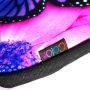 icolor 14.5 15 15.6 Inches Canvas Laptop Shoulder Bag Case,Messenger Bag Sleeve Pouch,Travel Briefcase,Computer Ultrabook Notebook Protective Carrying Bag with Adjustable Strap, Purple Butterfly - Image 5