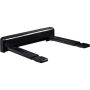 Peerless-AV - Wall Mount Compatible with Receivers, DVD Players, Surround Sound Systems - Black - Image 1