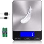 Food Scale -33lb Digital Kitchen Scale for Food Ounces Grams Rechargeable 304 - Image 1