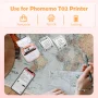 Phomemo Thermal Paper for T02/M02X Portable Printer Self-adheisve Labels Sticky Fit DIY Photo Texts Study Notes 53mm Printing - Image 3