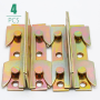 4 Set Bed Frame Rail Fitting Brackets Woodworking Connector Accessories Hardware - Image 4