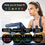 Tinwoo Smart Watch(40mm),Fitness Tracker for Men Women,Supports Qi Wireless Charging,Customizable Watch Faces,5ATM Waterproof Activity Tracker with Heart Rate,Blood Oxygen,Compatible iPhone Android - Image 2