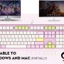 Mechanical Keyboard Pc Gaming Keyboards Wired 108 Keys Blue Red Brown Black Switches Macaron Theme Keycaps Water-Resistant Gaming Keyboard for PC, MAC, PS - Image 5
