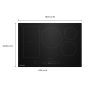 KitchenAid - 30 inch Wide 5 element Temp Cook Induction Cooktop with - Black - Image 4