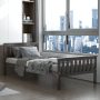 Twin Size Wood Platform Bed with Headboard - Image 2