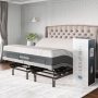 Sven & Son Platinum Adjustable Bed Base Frame, Head and Foot Lift, Lumbar Support, Head-Pillow-Tilt, Massage, Under-Bed Lights, USB - Twin XL - King, 12 inch Medium + Base - Image 1