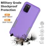 For Samsung Galaxy A03S A13 A14 A23 A32 A34 A53 A54 5G Case,Njjex 2 in 1 PC Phone Case with Screen Protector,Rubber & Rugged Shockproof 360 Full Body Protection Case Cover-Purple - Image 6