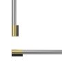 Fisher & Paykel - Pro Round Flush Handle for Integrated Column Refrigerator or Freezer, All widths - Brass - Image 1