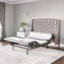 Sven & Son Platinum Adjustable Bed Base Frame, Head and Foot Lift, Lumbar Support, Head-Pillow-Tilt, Massage, Under-Bed Lights, USB - Twin XL - Queen, Adjustable Base Only - Image 1