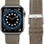 Compatible Apple Watch Band 38mm 40mm , MAPUCE Classic Style Genuine Leather iwatch Bands Stainless Metal Buckle Replacement Strap Compatible Apple Watch Series 5 4 3 2 1 men women, Brown - Image 1