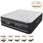 Ophanie Cal King Air Mattress, 18-Inch Elevated Inflatable Bed with Built-in Pump, Puncture-Resistant, Quick Inflation/Deflation, Portable for camping & Guests, Black - Image 1