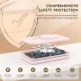 Cell Phone Wireless Charger - 3-in-1 Travel Charging Station for Multiple Devices, Portable Foldable Magnetic Charging Pad - Image 2