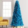 Treetopia Black Artificial Christmas Tree | Essentials - Black Tree - 7 ft | Pre-lit 350 LED Clear Lights | Includes Tree Stand, On/Off Foot Pedal, Extra Bulbs & Fuses - Image 3