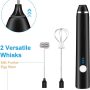 Electric Milk Frother Handheld Drink Foamer Coffee Mixer Egg Beater Double Whisk - Image 2