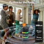 JYX Karaoke Machine for Aldult, Portable Speaker Bluetooth for Outdoor Parties with 2 Microphones, 3 Subwoofer, T29-T - Image 3