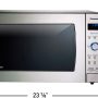 Panasonic - 2.2 Cu. Ft. 1250 Watt SD987SA Full-Size Microwave with Inverter - Stainless Steel - Image 2